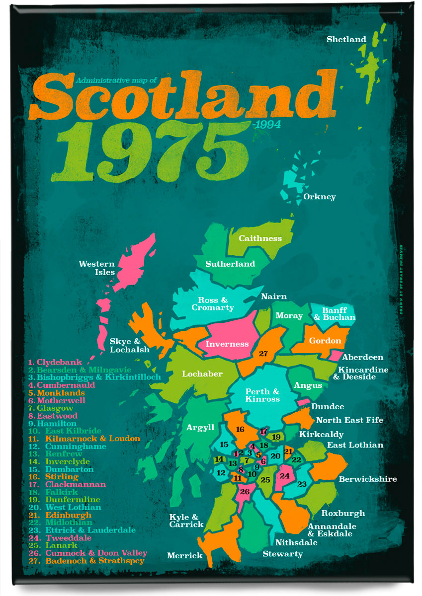 Scotland 1975 – magnet