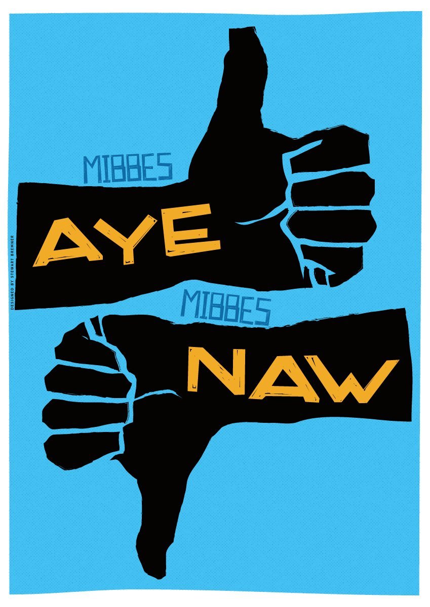 Mibbes aye, mibbes naw – poster
