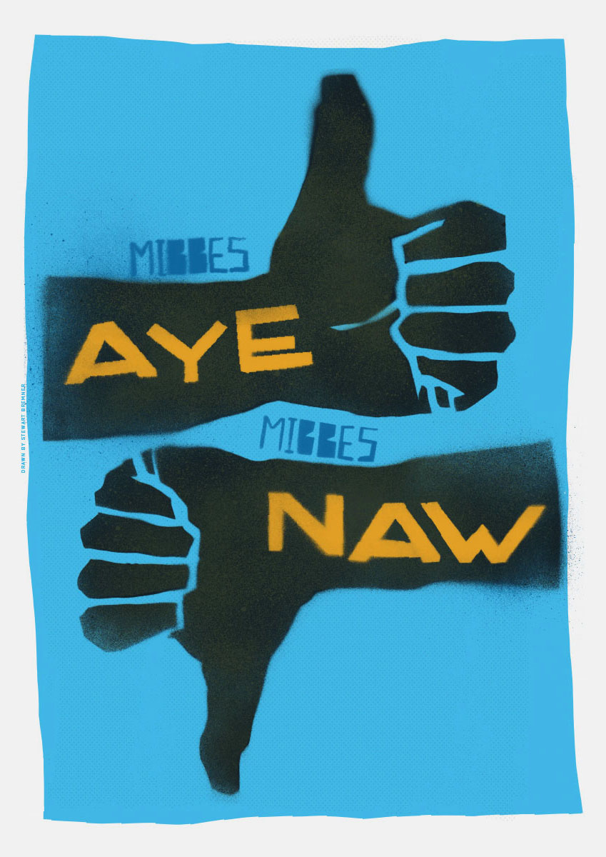 Mibbes aye, mibbes naw – poster