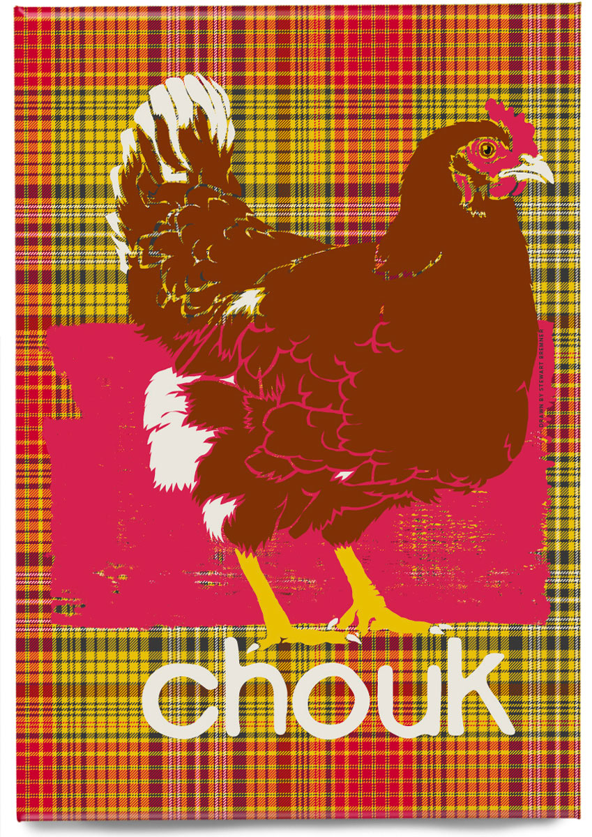 Chouk oan tartan – magnet – Indy Prints by Stewart Bremner