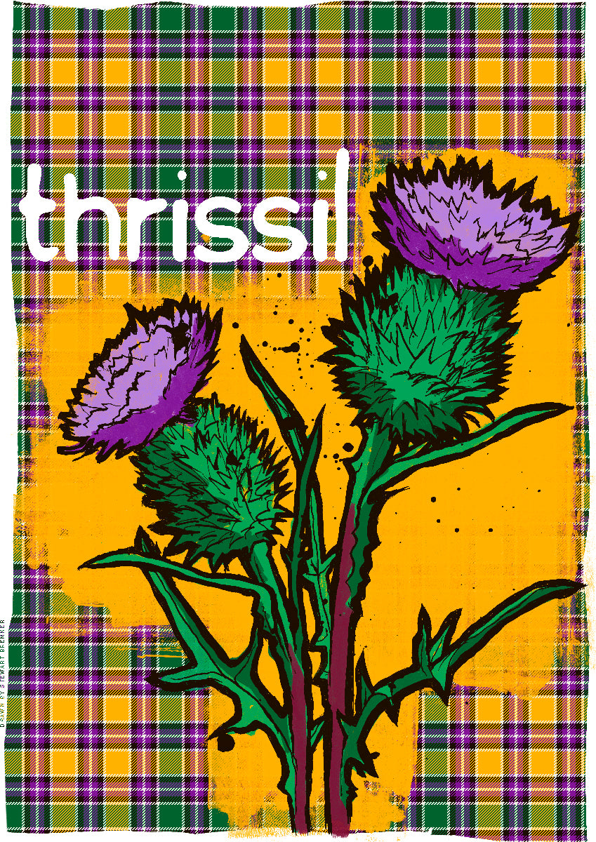 Thrissil oan tartan – poster