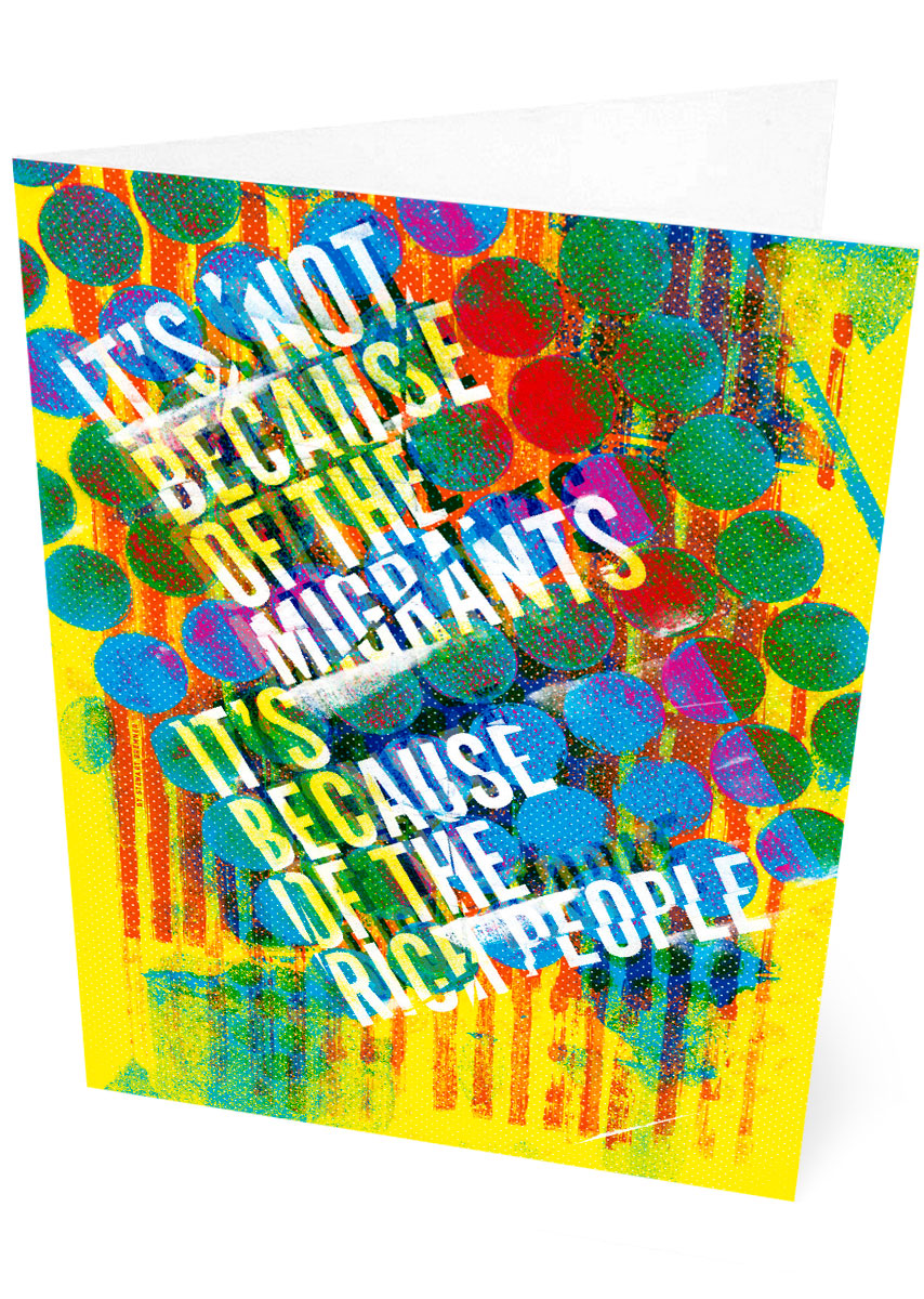 It's not because of migrants – card