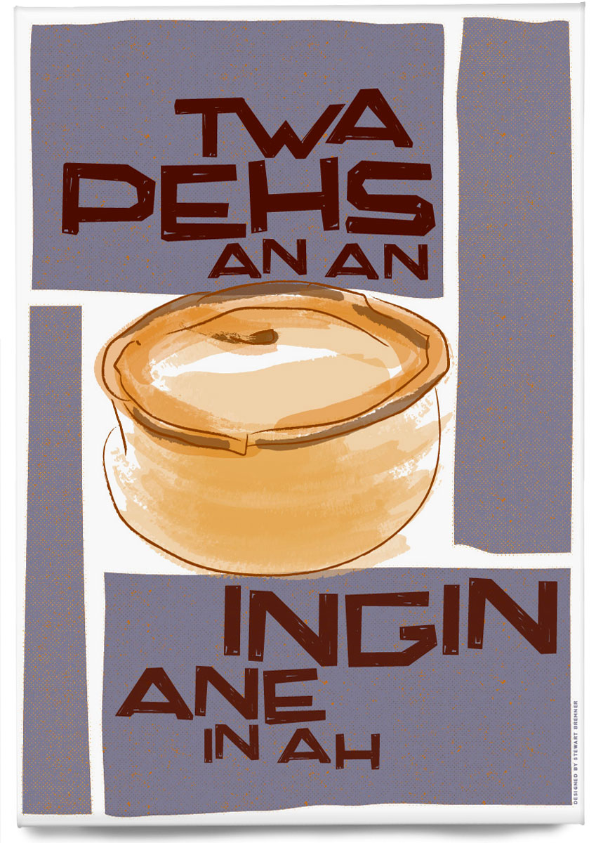 Twa pehs an an ingin ane in ah – magnet