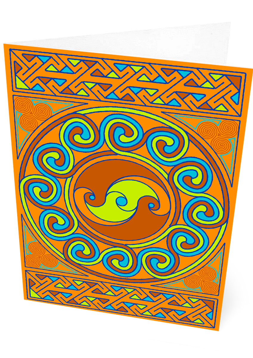 Sarclet Celtic amber panel – card