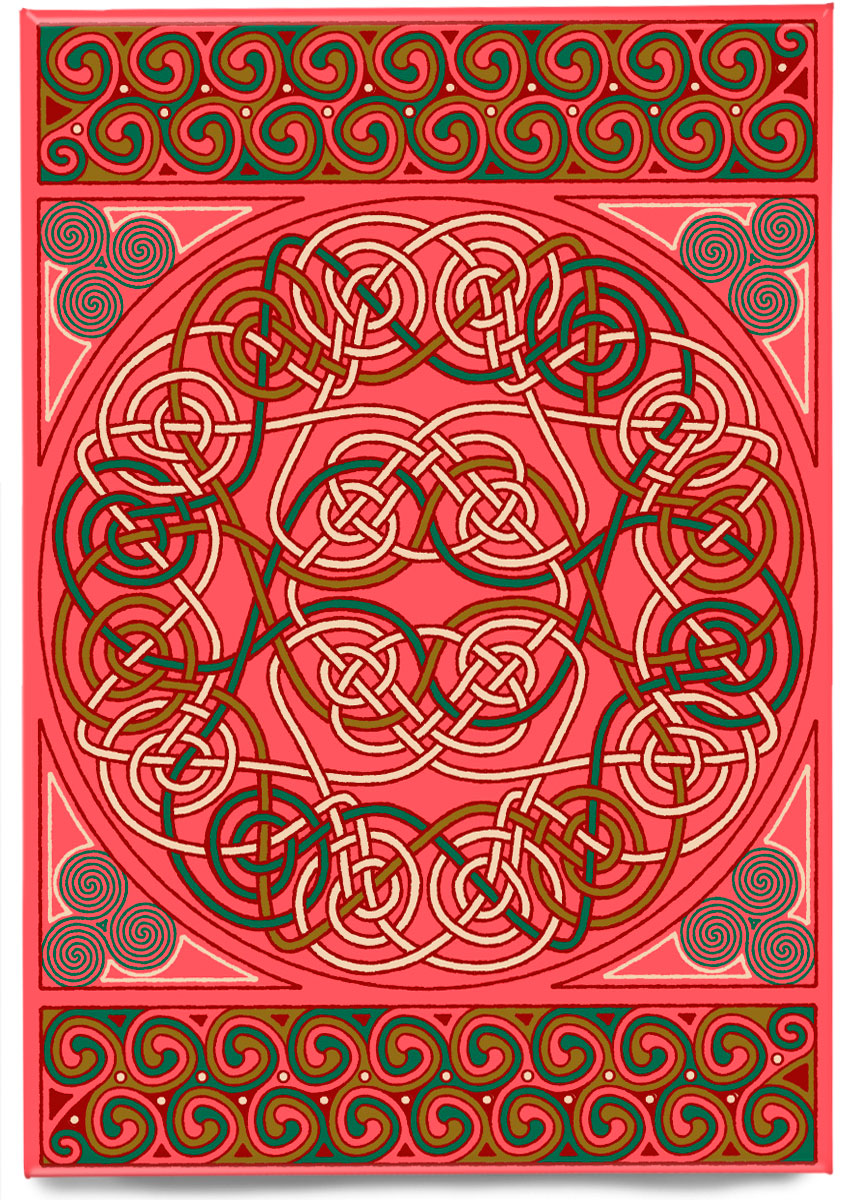 Thrumster Celtic coral panel – magnet
