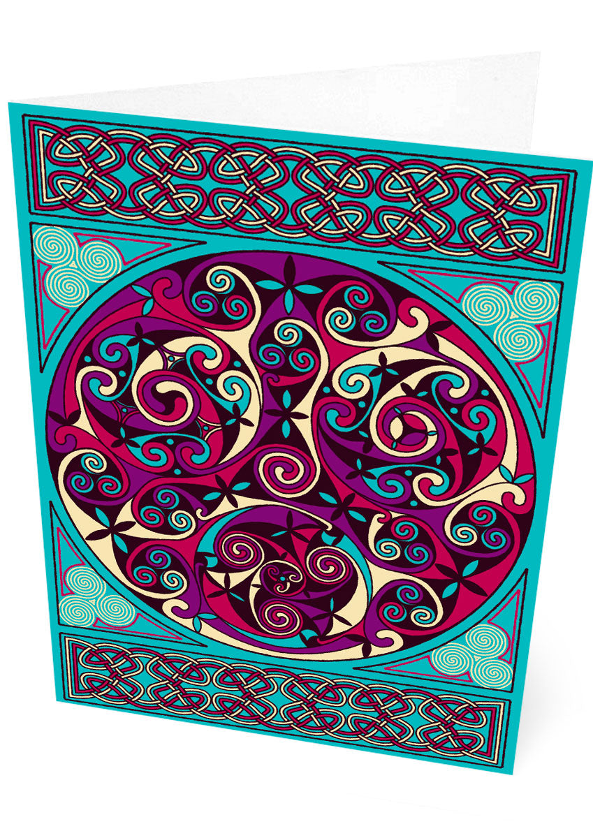 Wick Celtic jade panel – card