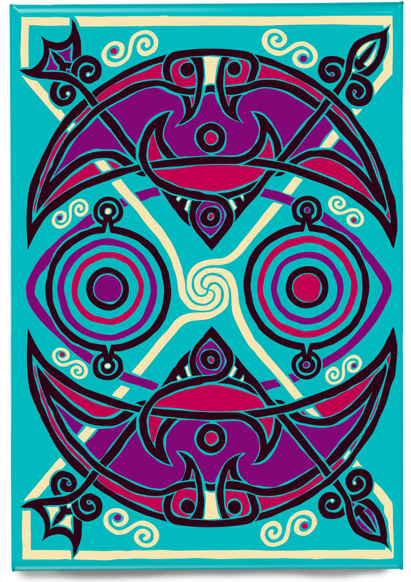 The Pictish Crescent jade panel – magnet