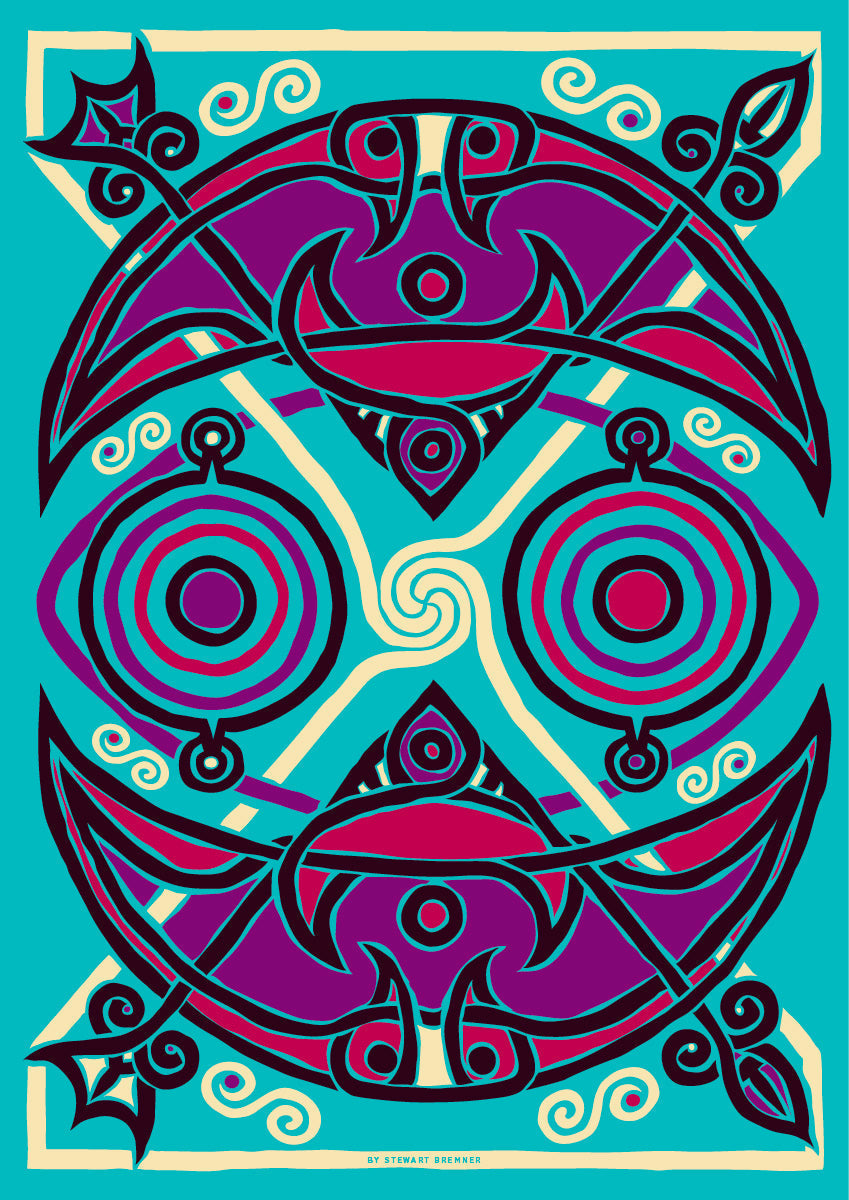 The Pictish Crescent jade panel – poster