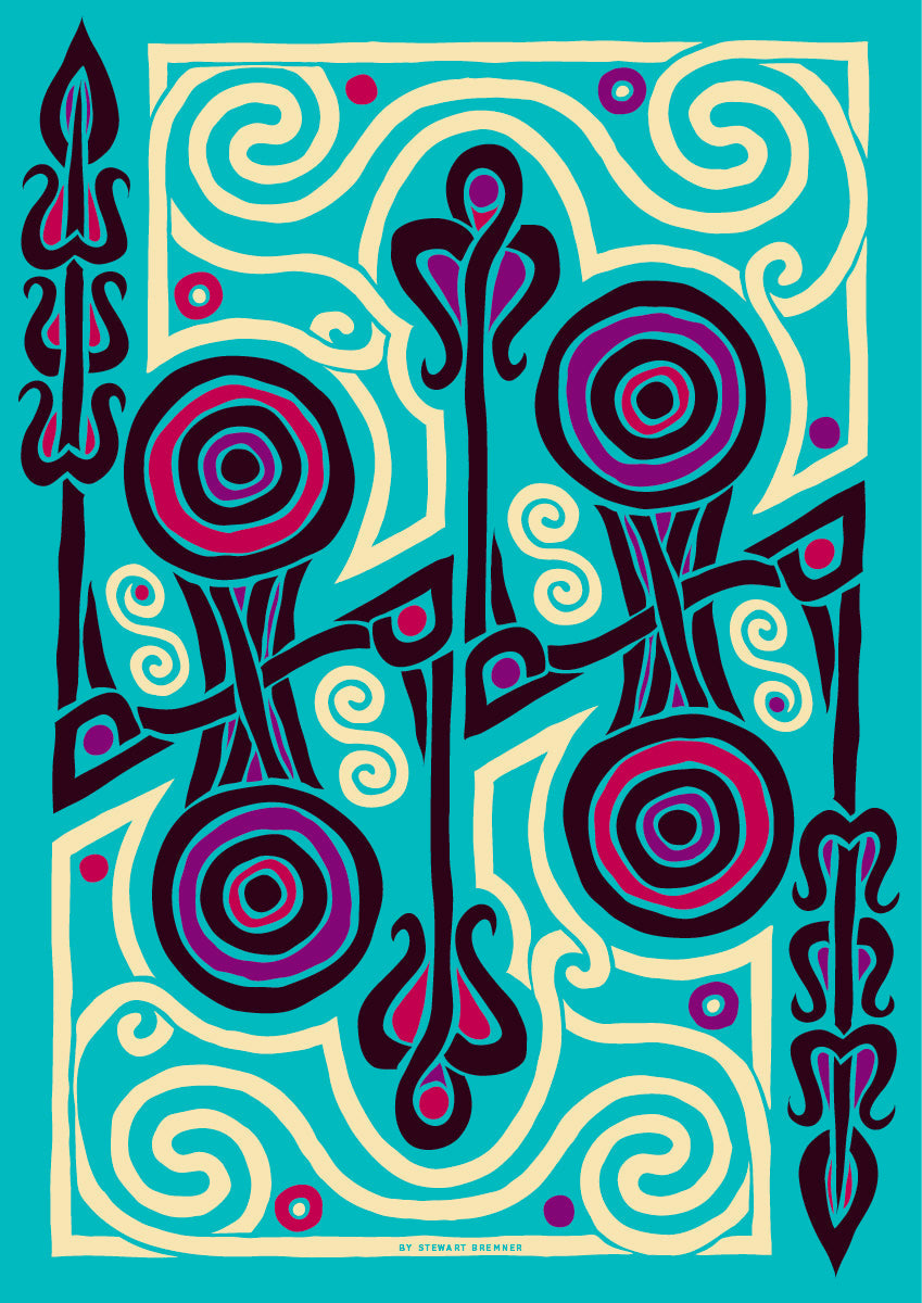 The Pictish Z-rod jade panel – giclée print