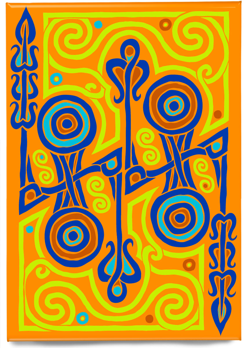 The Pictish Z-rod amber panel – magnet