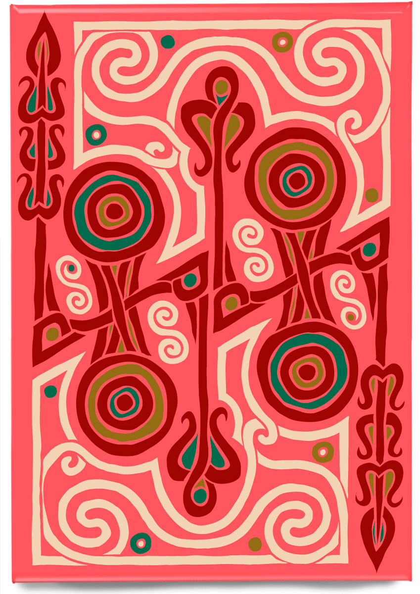 The Pictish Z-rod coral panel – magnet