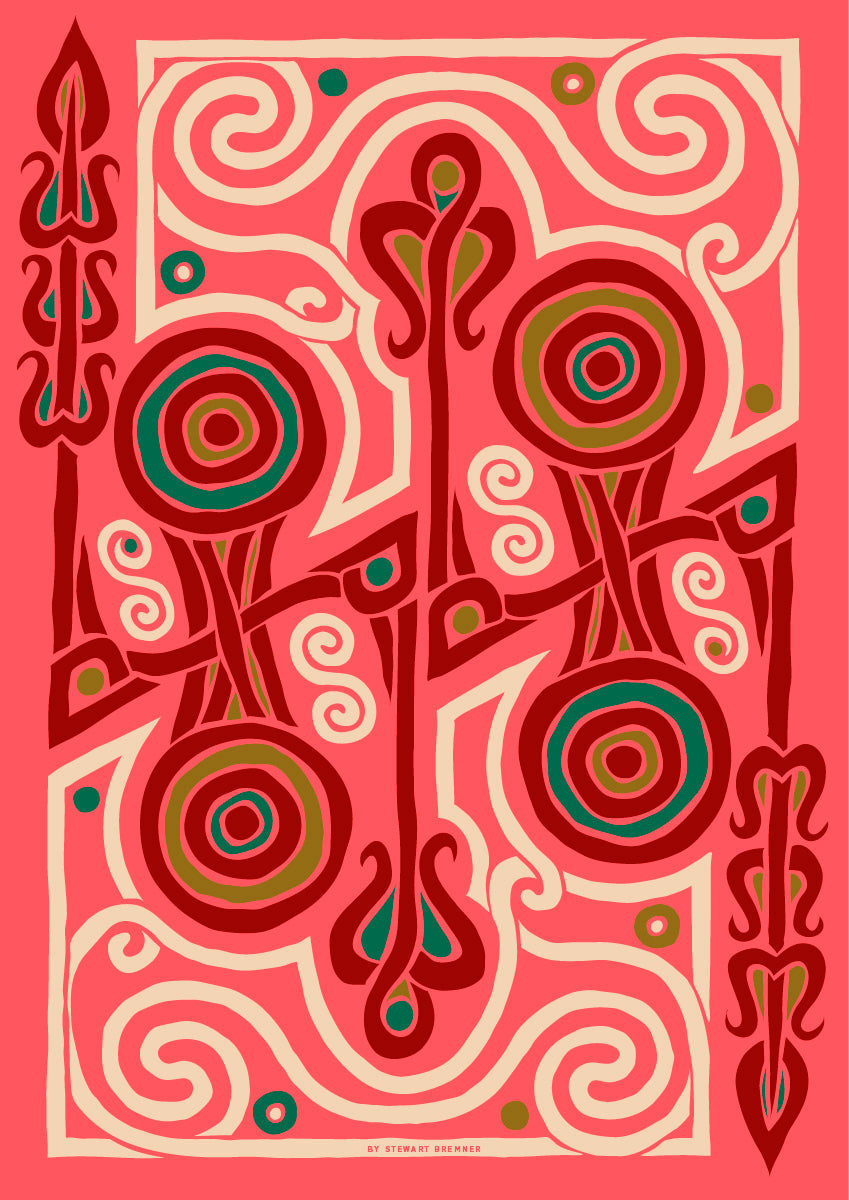 The Pictish Z-rod coral panel – poster