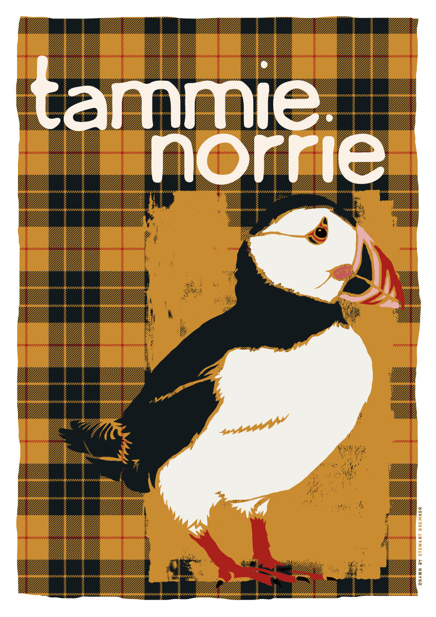 Tammie norrie oan tartan – poster