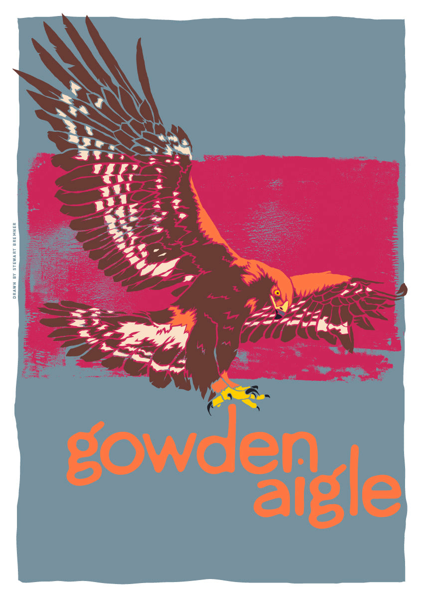 Gowden aigle – poster – Stewart Bremner Prints