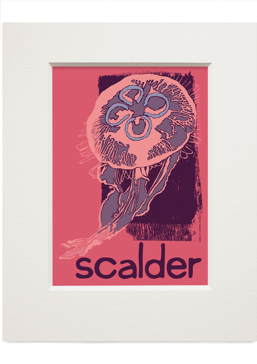 Scalder – small mounted print - Stewart Bremner Prints