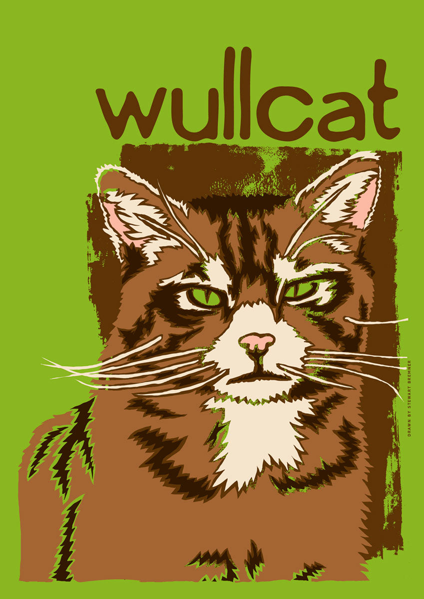 Wullcat – card – Stewart Bremner Prints