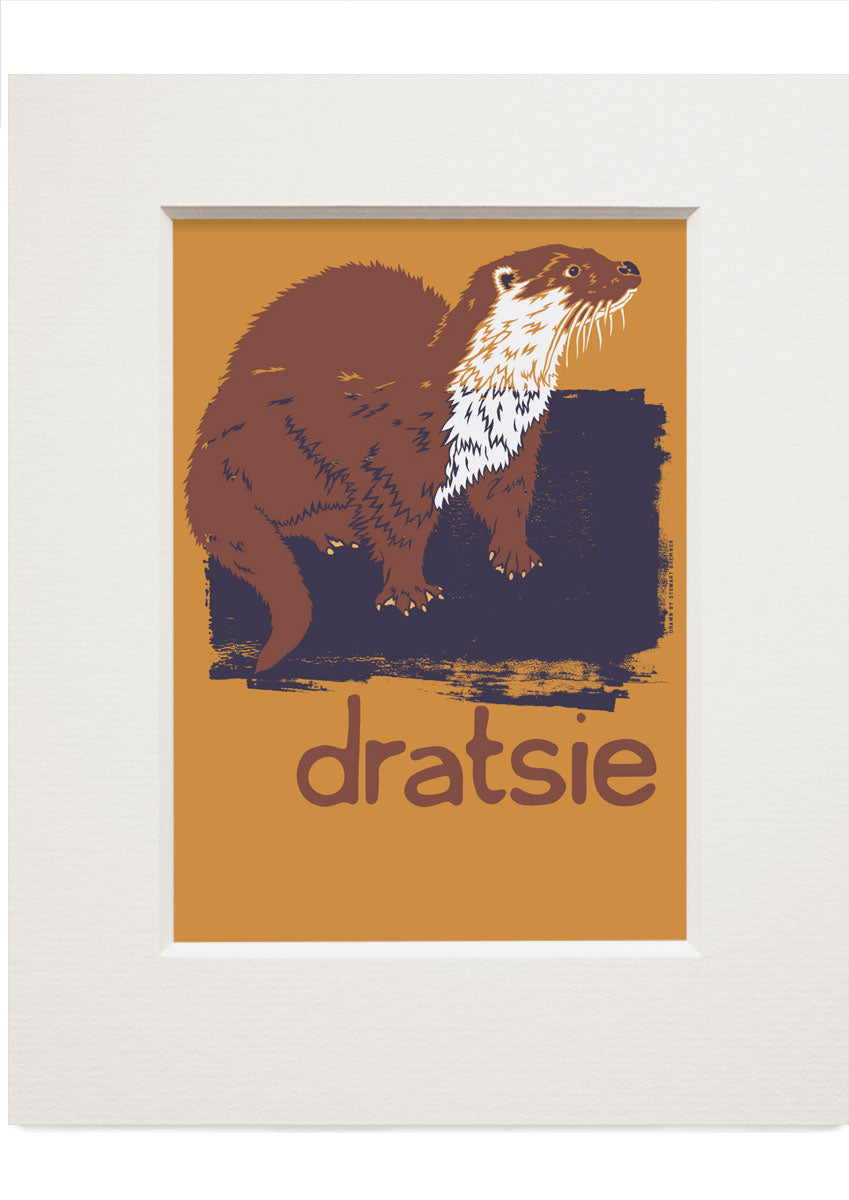 Dratsie – small mounted print - Stewart Bremner Prints