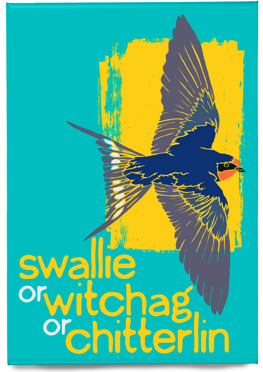 Swallie or witchag or chitterlin – magnet