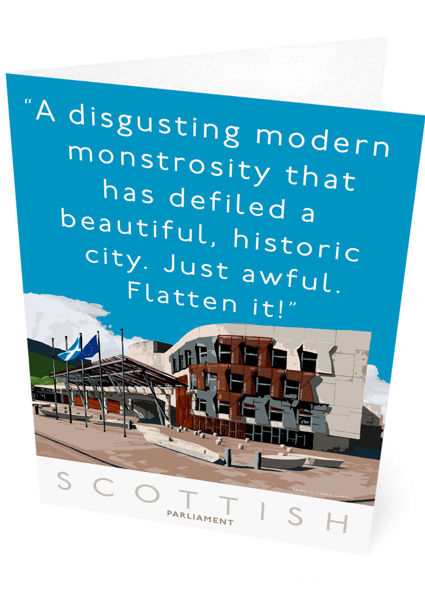 Flatten the Scottish Parliament – card