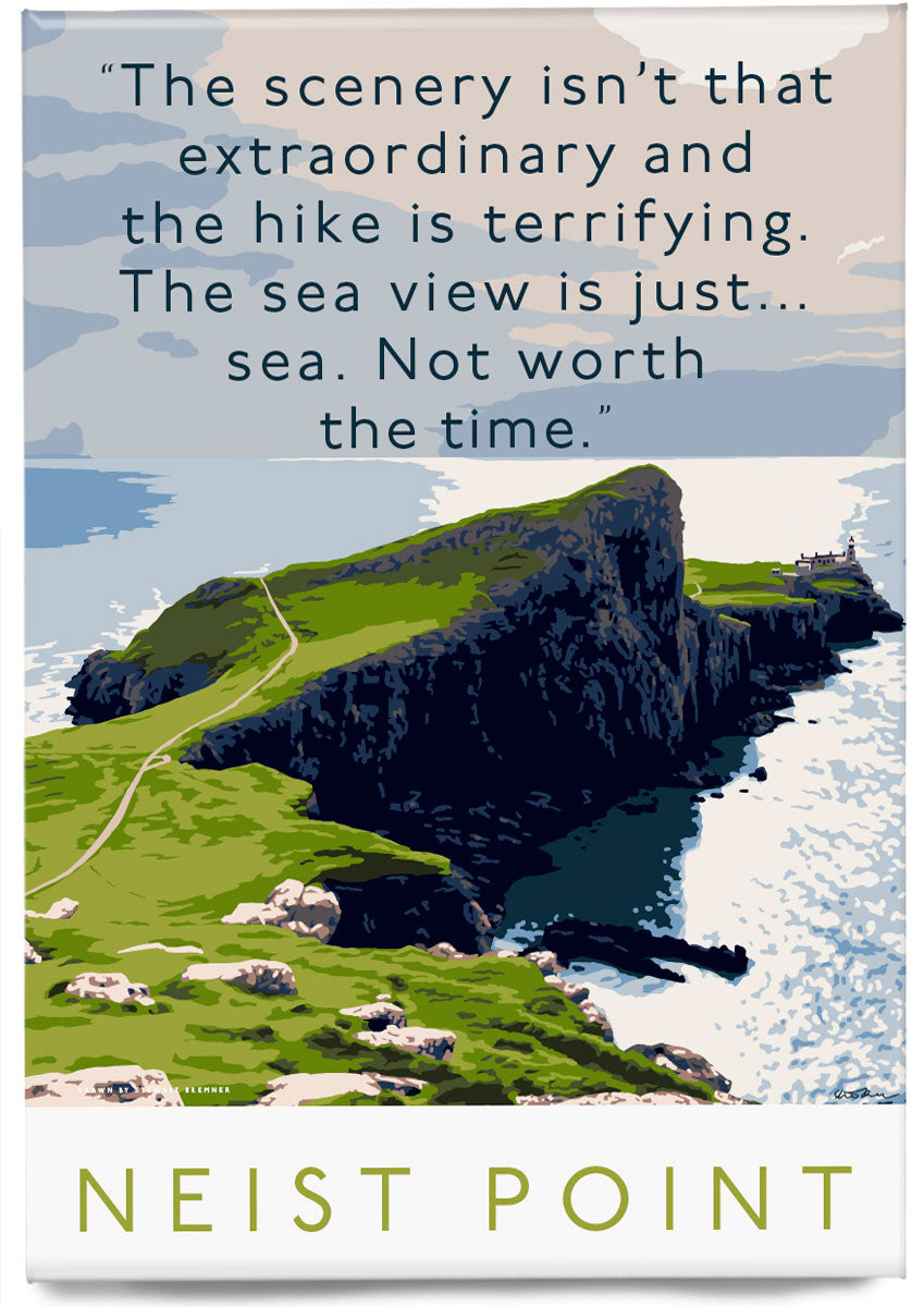The hike to Neist Point is terrifying – magnet