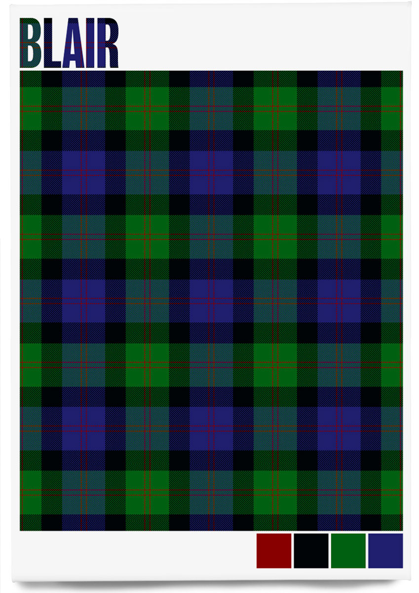 Blair Modern tartan – magnet