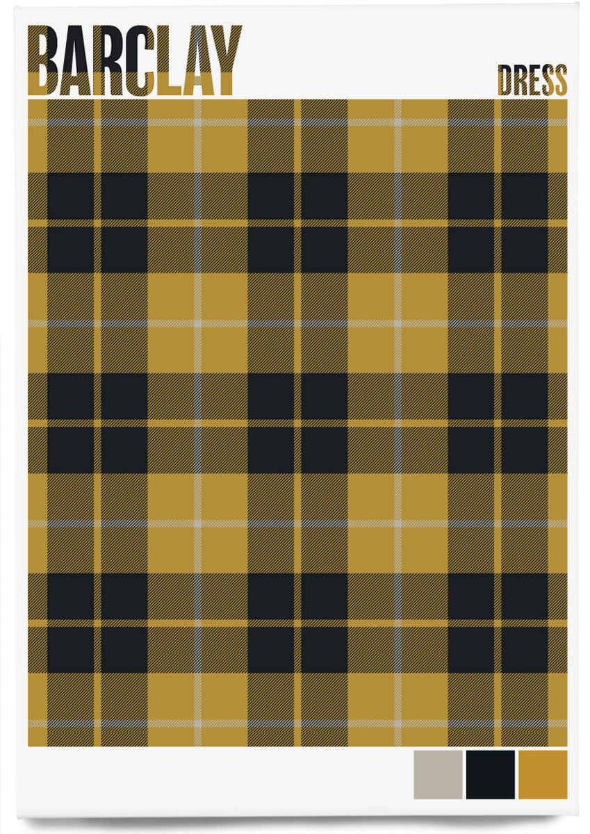 Barclay Dress Muted tartan – magnet