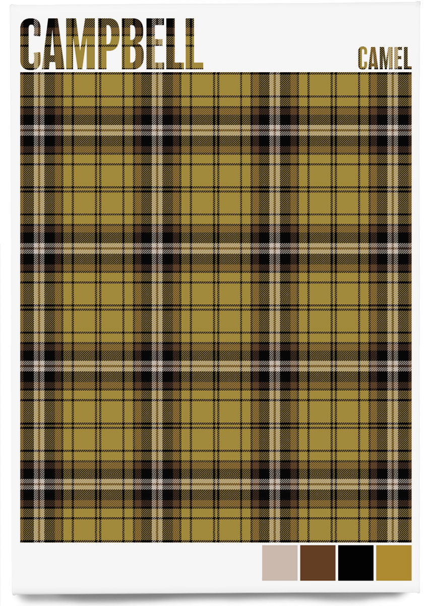 Campbell Camel Ancient tartan – magnet