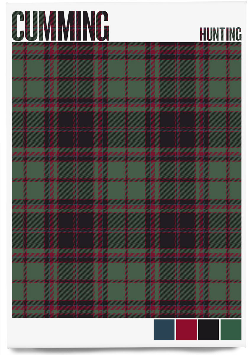 Cumming Hunting Muted tartan – magnet