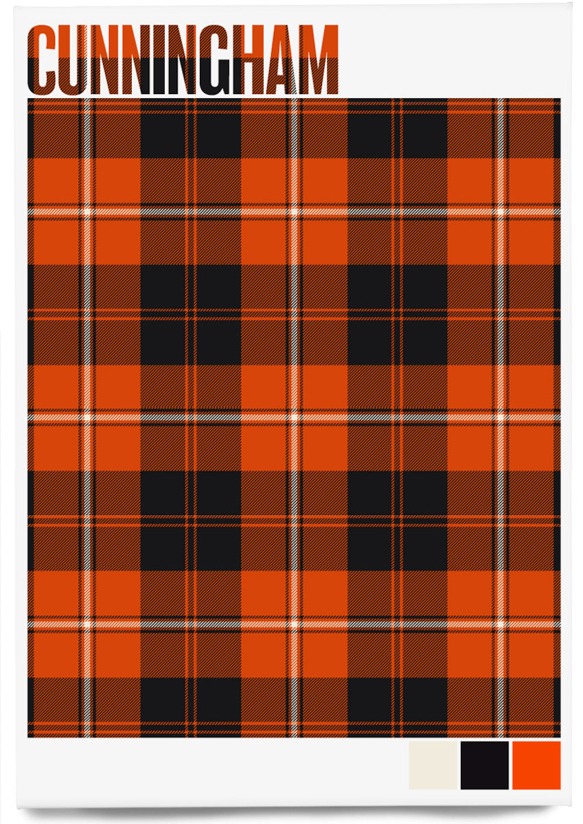Cunningham Ancient tartan – magnet