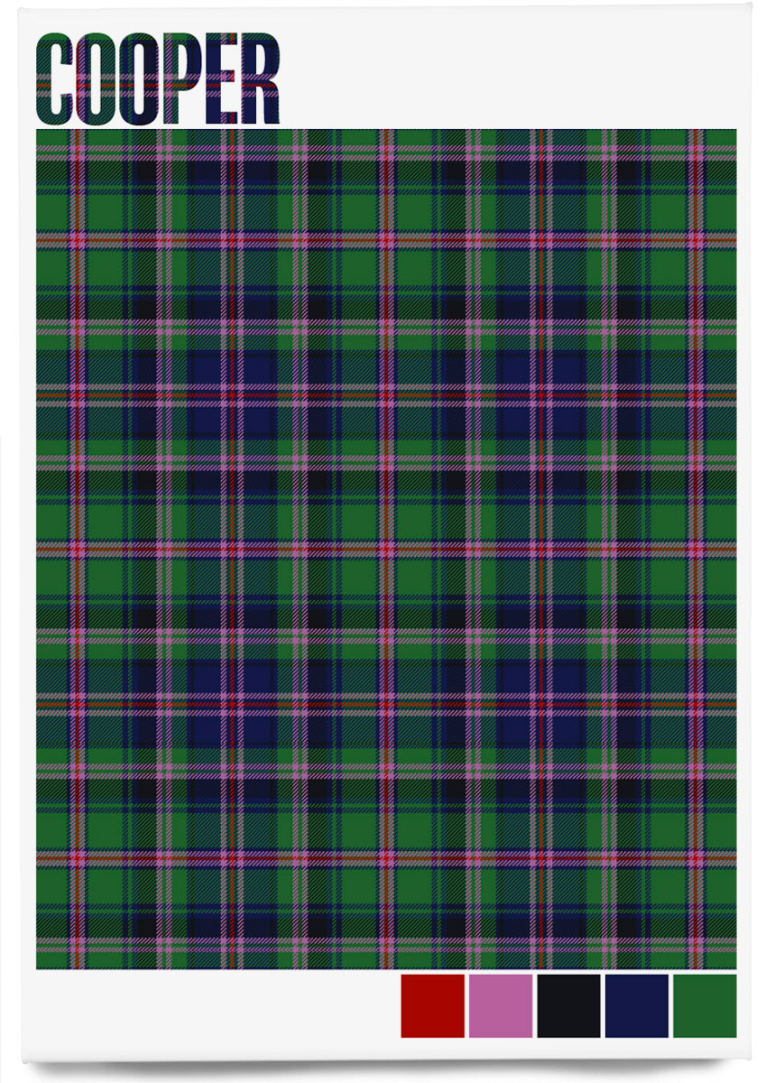 Cooper Modern tartan – magnet