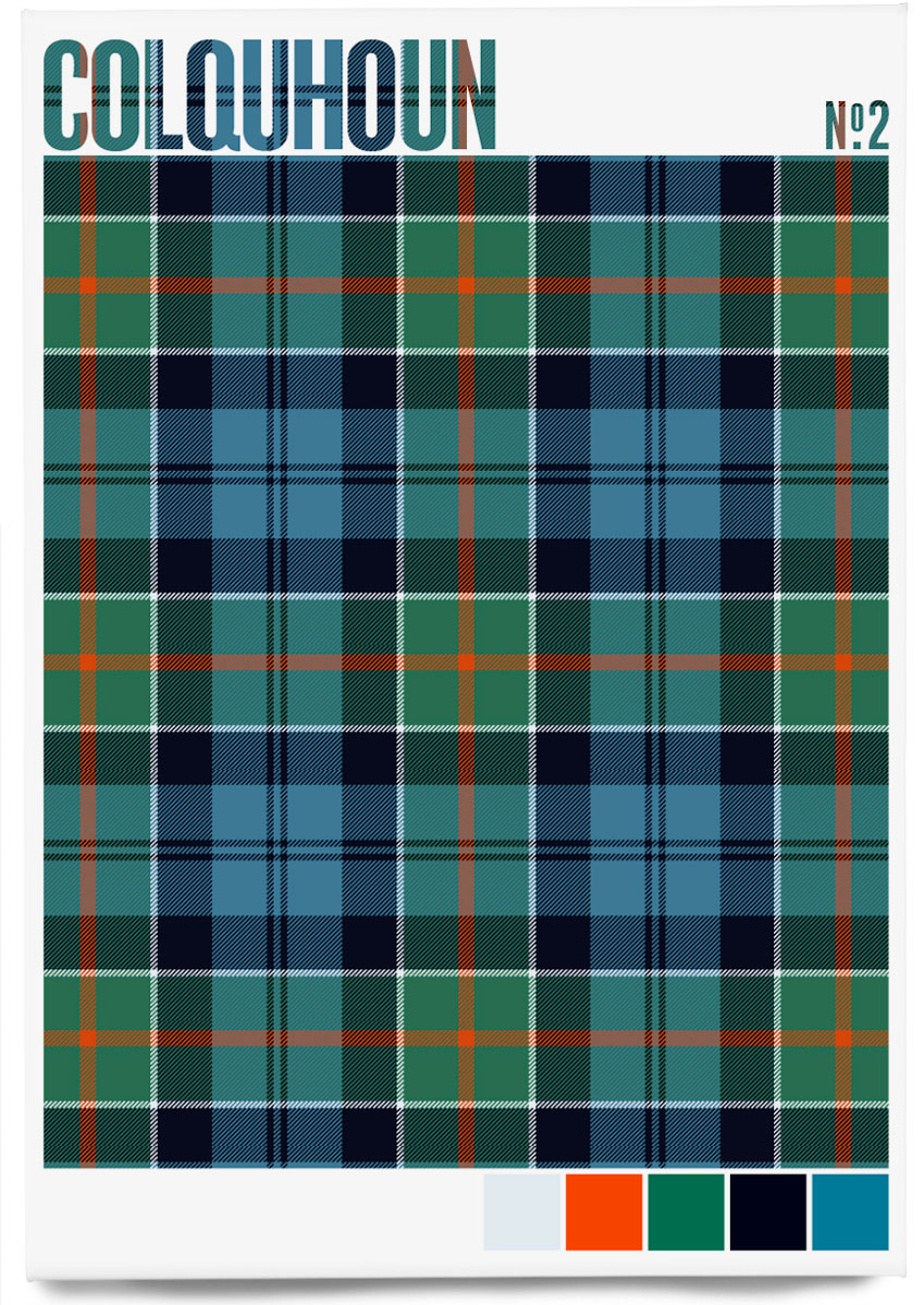 Colquhoun #2 Ancient tartan – magnet