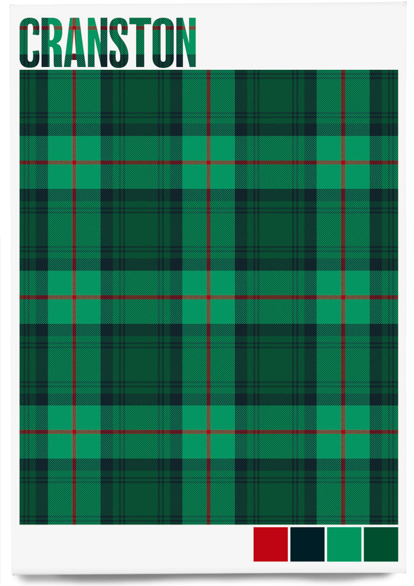 Cranston Modern tartan – magnet