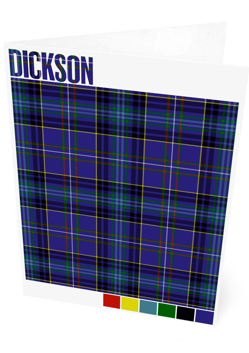 Dickson Modern tartan – set of two cards