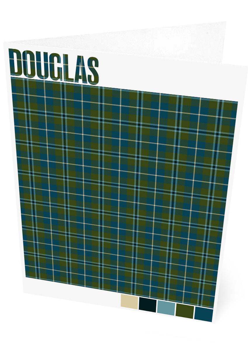Douglas Muted tartan – set of two cards