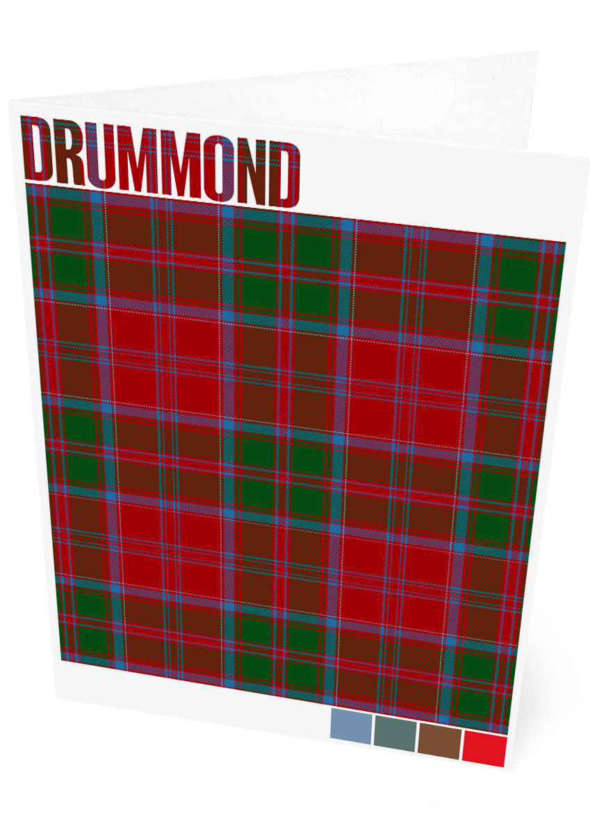 Drummond Modern tartan – set of two cards
