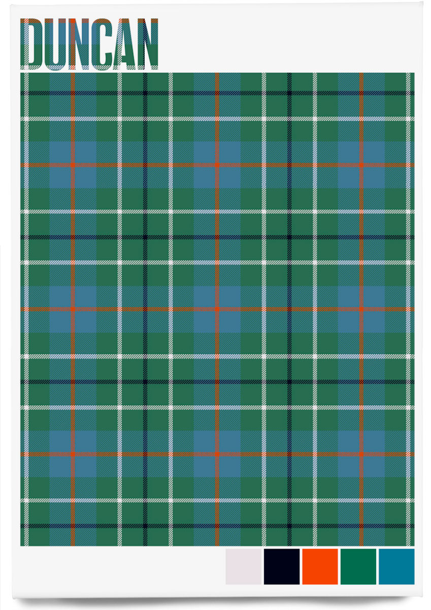 Duncan Ancient tartan – magnet