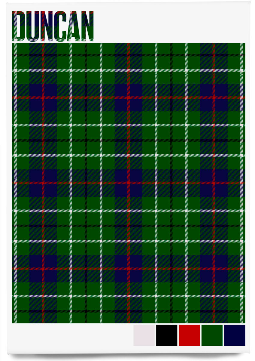 Duncan Modern tartan – magnet