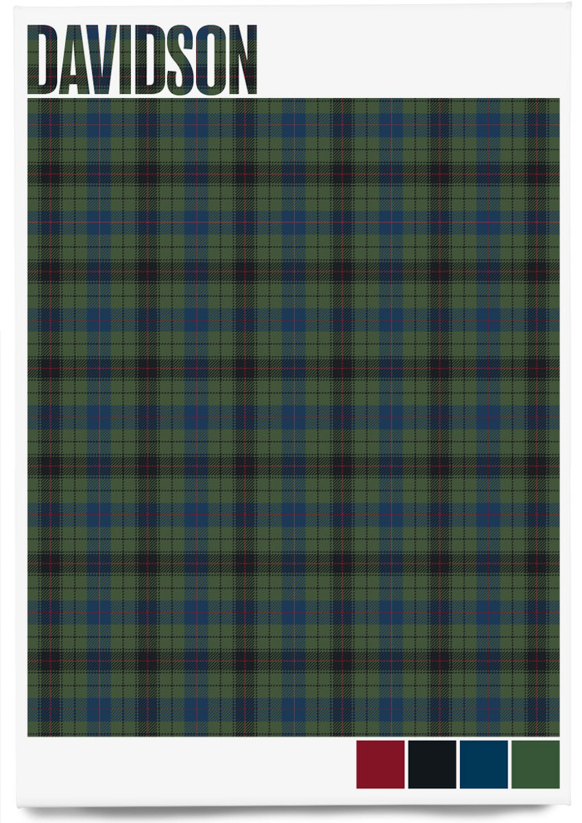Davidson Muted tartan – magnet