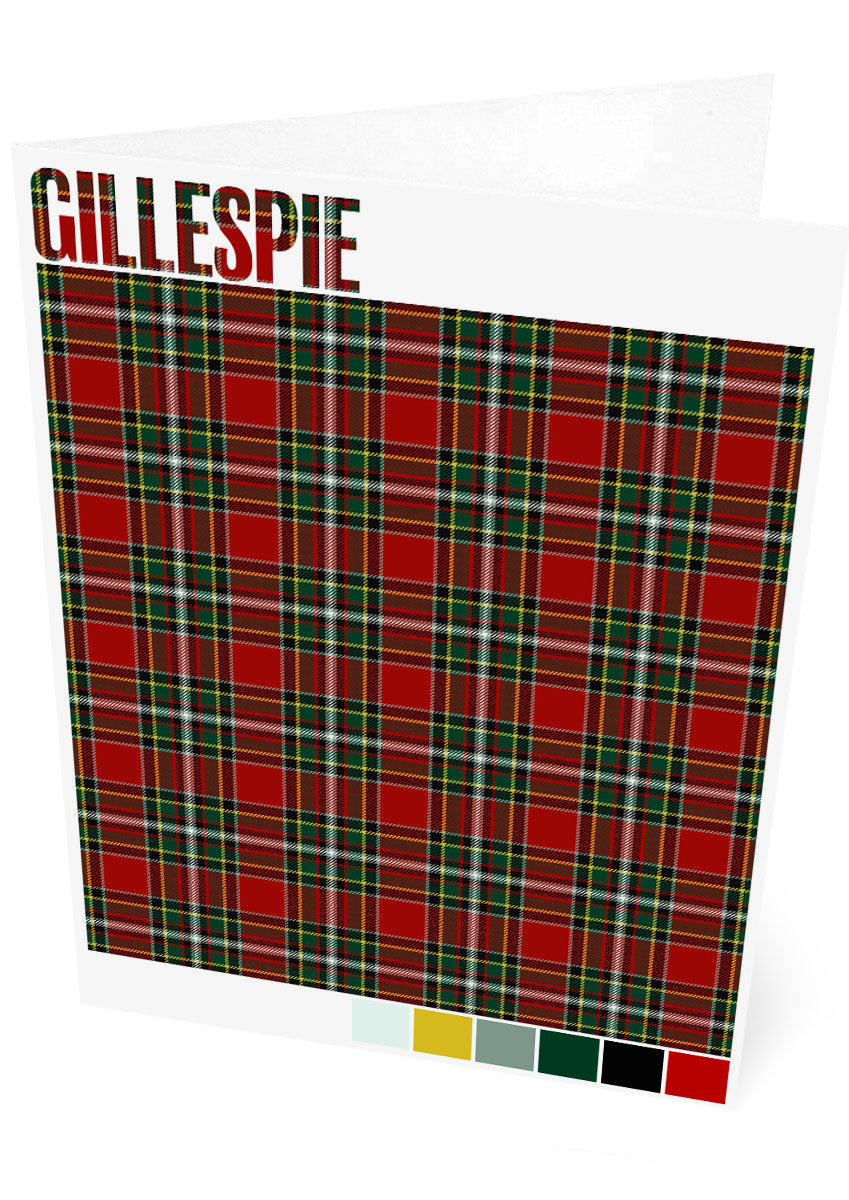 Gillespie Modern tartan – set of two cards