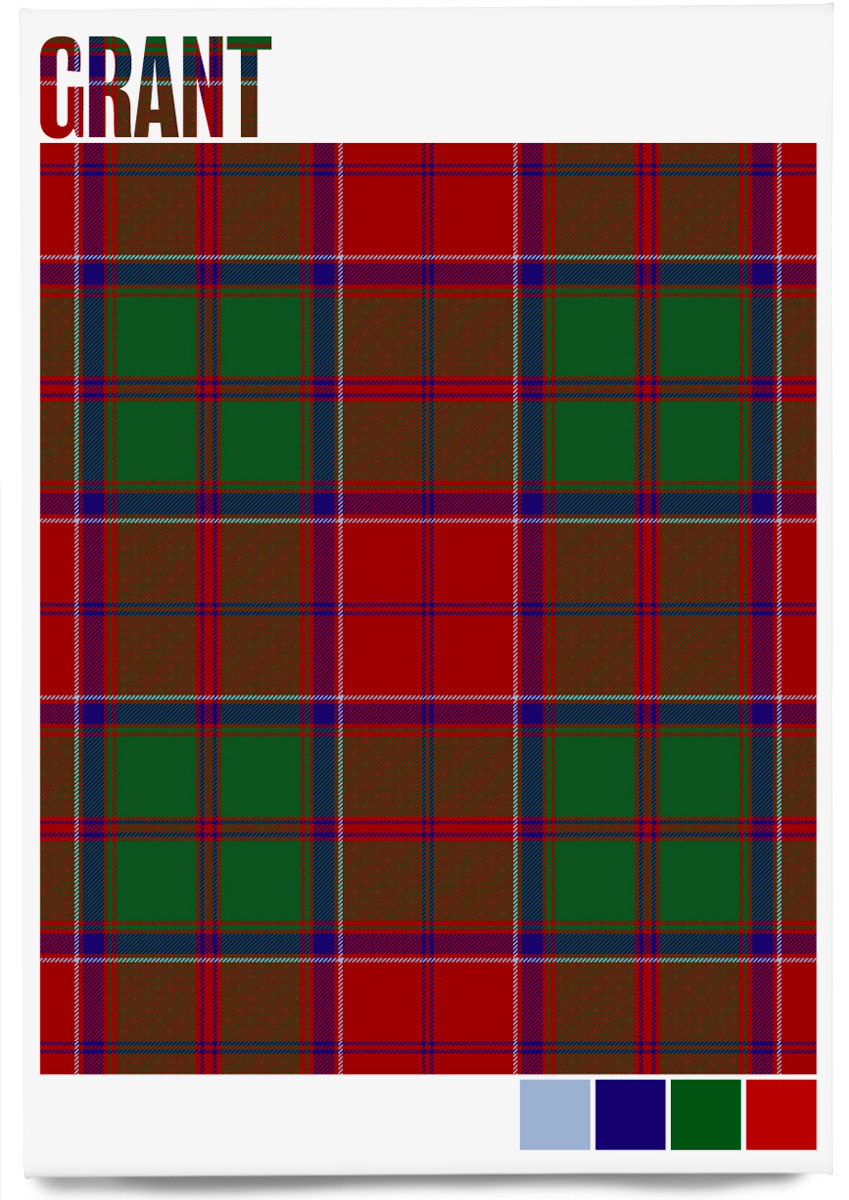 Grant Modern tartan – magnet