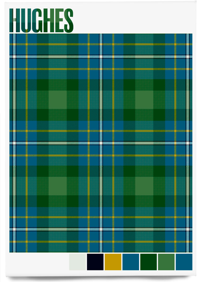 Hughes Ancient tartan – magnet