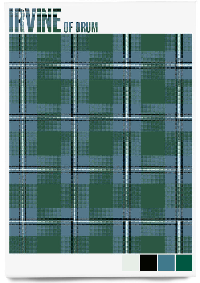 Irvine of Drum Modern tartan – magnet