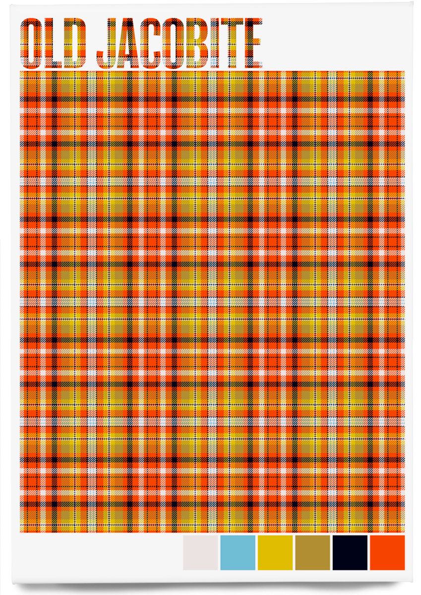 Old Jacobite Ancient tartan – magnet