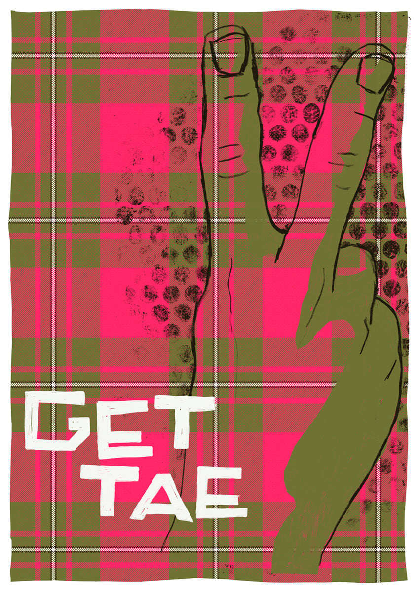 Get tae (oan tartan) – giclée print