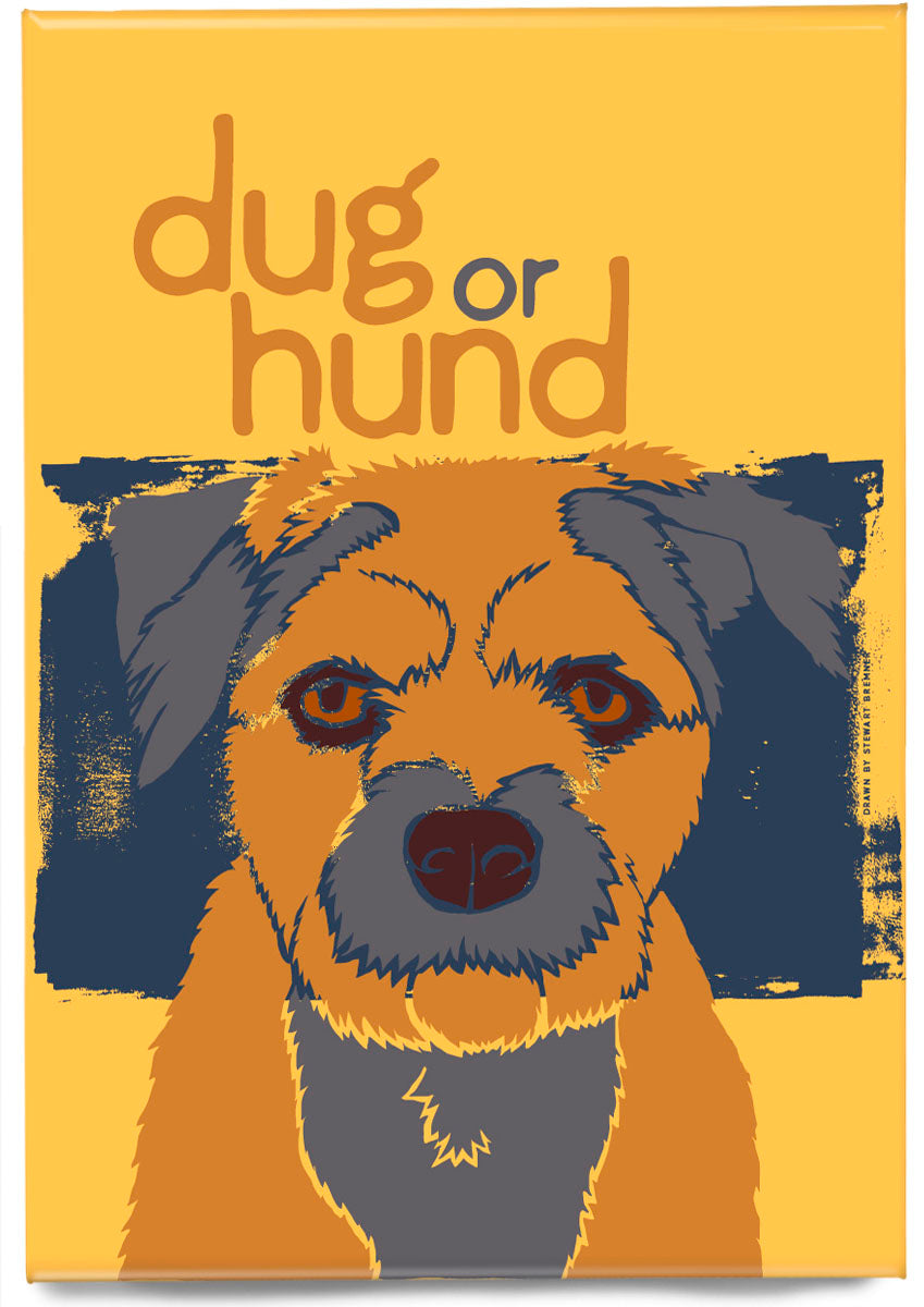 Dug or hund (yellow) – magnet