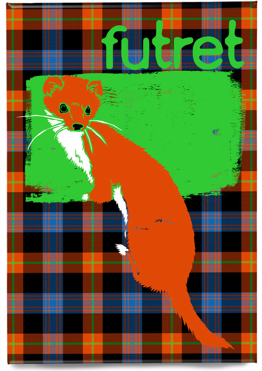 Futret oan tartan – magnet
