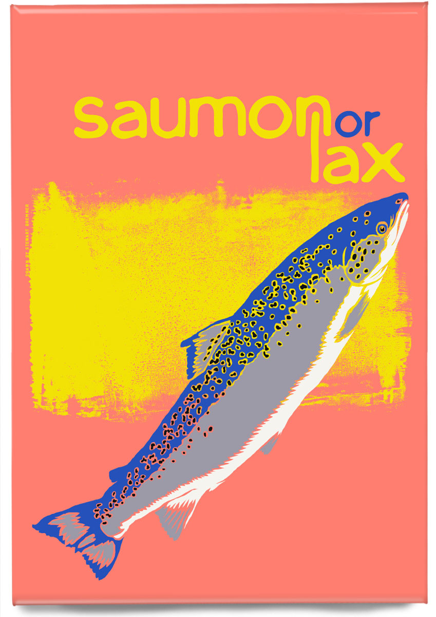 Saumon or lax – magnet
