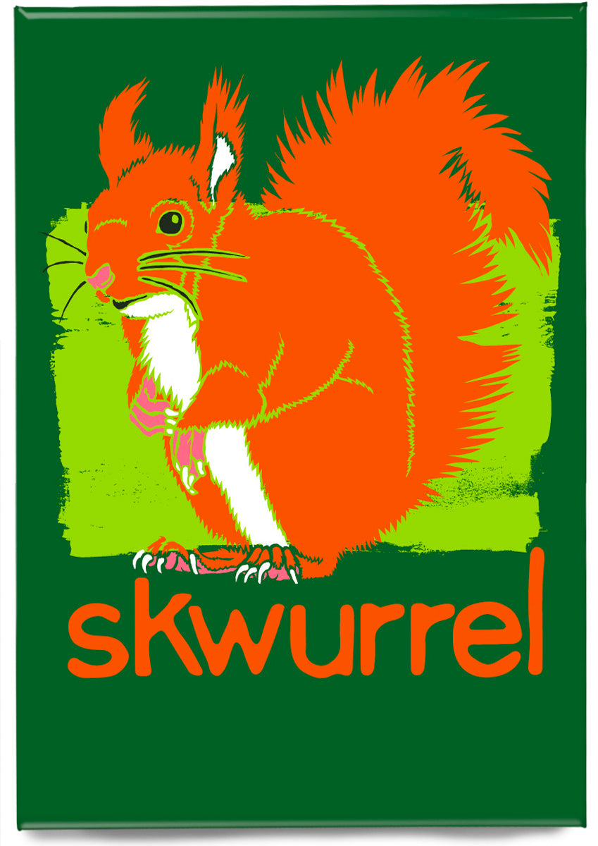 Skwurrel (green) – magnet
