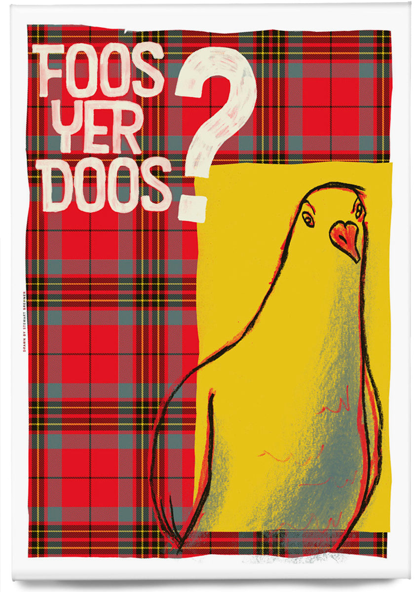 Foos yer doos (oan tartan) – magnet