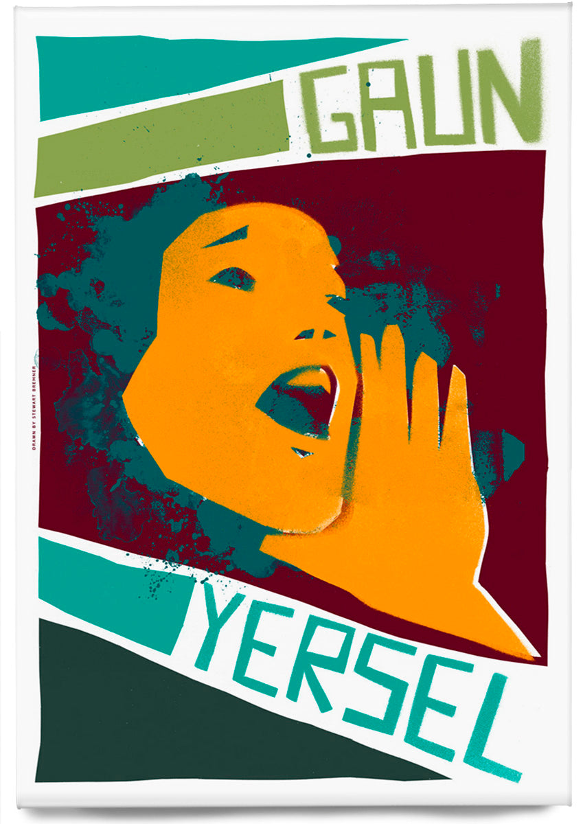 Gaun yersel (green) – magnet